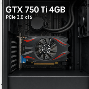 Carte graphique GTX750Ti 4 Go GDDR5 128 bits, carte vidéo NVIDIA, HDMI DVI VGA, GPU de jeu pour ordinateur de bureau, pièces PC GTX <span class=keywords><strong>750Ti</strong></span> <span class=keywords><strong>4G</strong></span> - Product Image 5
