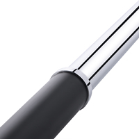 Coosport Durable unisexe 140cm X 30mm acier chromé creux haltère 20KG ensemble aérobie haltérophilie pompe barres colliers à ressort