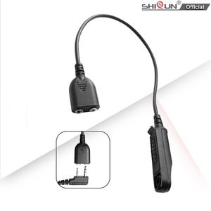 Quanzhou walkie-talkie Baofeng อะแดปเตอร์อินเตอร์คอม UV-XR UV9R BF9700 BF-A58เพื่อแปลงเป็นสายเคเบิลอะแดปเตอร์ปลั๊ก2ขา - Product Image 2