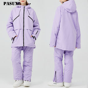 Combinaison de <span class=keywords><strong>ski</strong></span> d'hiver personnalisée PASUXI pour <span class=keywords><strong>homme</strong></span>, imperméable 10 000 mm, respirante, séchage rapide, pantalon épais pour snowboard, extérieur, bretelles, sport - Product Image 1