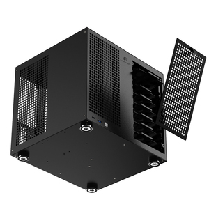 Thế hệ thứ ba nâng cấp phổ Chassis NAS trường hợp máy tính Sagittarius Hợp kim nhôm trong phong cách dọc MicroATX Yếu tố hình thức - Product Image 4