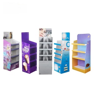 Cửa hàng bán lẻ miễn phí đứng tầng <span class=keywords><strong>pop</strong></span>-up sóng đồ uống hiển thị đứng quảng cáo tông đứng tái chế tính năng - Product Image 5