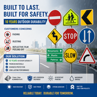 Señales de Tráfico Estándar de EE. UU. de Aluminio Duradero - Señales de Obediencia, Estacionamiento para Discapacitados, Un Solo Sentido, Señales de Seguridad Vial de Alta Visibilidad para Exteriores