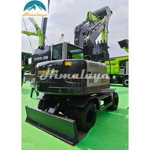 Excavatrice sur pneus ZE75WG Zoomlion, Komatsu PC70, Kubota KX080, Volvo ECR88, Sany SY75, faible bruit, durable, pour chantiers de construction - Product Image 4
