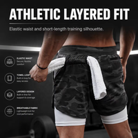 Nouveaux ensembles de yoga d'entraînement de vêtements de sport de gymnastique homme court respirant vêtements de fitness à séchage rapide