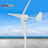 NUUKO 1KW 2KW à 20KW Système de production d'énergie éolienne pour usage domestique 8KW 10KW Éoliennes avec tension 48V 96V 120V 220V