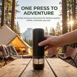 Nueva Cafetera Espresso Programable Recargable por USB, Portátil, para Exteriores/para Montar en el Coche, Cafetera de Cápsulas de Doble Filtro, para el Hogar - Product Image 2