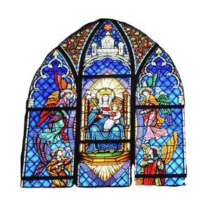 Feuilles de verre artistique teinté, isolées et trempées, à motif personnalisé pour église, salle de bain extérieure, hôtel, <span class=keywords><strong>d</strong></span>ôme, atelier médical - Product Image 1