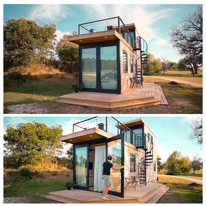 Casa Contenedor Económica Personalizada de 20 pies, Diseño Plegable de Dos Pisos para Uso como Villa, Opción de Paquete Plano - Product Image 4