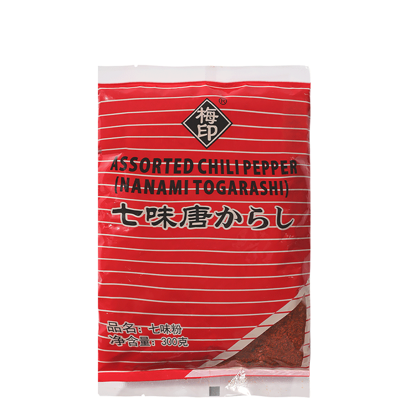 Mei Yin 300 г Shichimi Togarashi, японский порошок из семи специй, смешанные специи, приправа для барбекю, мешок с порошком Чили в упаковке