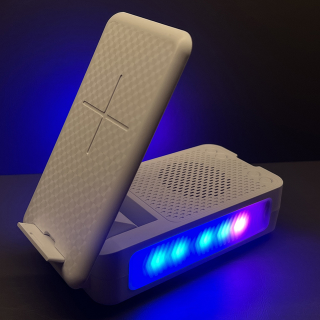 FC06 Resonance Wireless Amplifying Blue-tooth Speaker TF/USB Portable Holder Loud RGB Light Music New Arrival Cute Speaker
