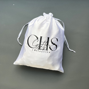 Bolsas de Satén Personalizables al por Mayor con Cordón para Zapatos, con Logotipo Serigrafiado, Bolsas de Regalo de Satén con Logotipo Personalizado - Product Image 5