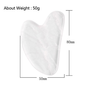 Tinh Thể Gua Sha Đá Board Lăn Ngọc Mặt Massage Tool Rõ Ràng Quartz - Product Image 6