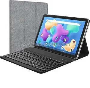 Klavye ve kalem ile 10 inç Wifi Tablet Pc Android 12.0 2gb + 32gb Android Tablet Hd dokunmatik ekran Pad çizim tableti okul için