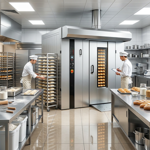 <span class=keywords><strong>Four</strong></span> rotatif électrique à 12, 32 ou 16 plateaux pour bagels, idéal pour la cuisson de pains et gâteaux en boulangerie - Vente aux Philippines - Product Image 1