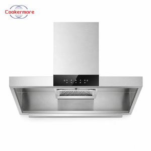 Hotte de cuisine professionnelle 1200 mm à tête unique 600 W en acier inoxydable avec commande tactile 28 m³/min Fabricant OEM ODM - Product Image 1
