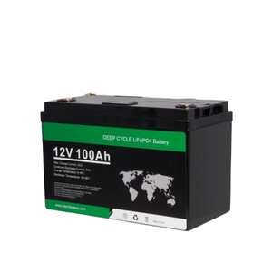 แบตเตอรี่ลิเธียมไอรอนฟอสเฟตแบบโซลิดสเตท 12V 100Ah สำหรับรถยนต์ โคมไฟถนน ระบบกักเก็บพลังงานแสงอาทิตย์ พร้อมอายุการใช้งาน 6000 รอบ - Product Image 2