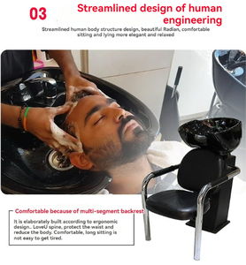 Sillón de Lavado de Cabello Moderno 2026 con Diseño de Spa para Salón de Belleza y Barbería - Product Image 5