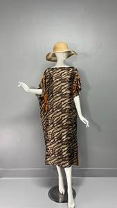 Kaftan Poliester Bermerek Mewah PROMISTAR, Ukuran Besar, Longgar, Bermotif, Gaun Muslim Panjang, Jubah Afrika Dashiki, Laris Manis - Product Image 2