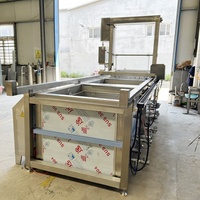 Machine de braisage continu multi-unités entièrement automatique de style nid d'abeille, marmite en acier inoxydable pour viande braisée