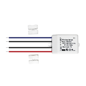 Qiachip Chất Lượng Cao Mini Chuyển Đổi Phổ AC 85-265V 1CH Tiếp Sức Không Dây Điều Khiển Từ Xa Receiver 433MHz KR8601-1w + kr2201e - Product Image 1