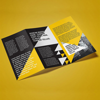 Impression offset de livrets, dépliants, brochures et prospectus personnalisés en gros avec laminage de film pliable