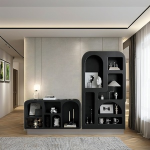 Estantería moderna de madera <span class=keywords><strong>blanca</strong></span> y armario de almacenamiento estilo simple nórdico <span class=keywords><strong>Vintage</strong></span> dormitorio para el hogar u oficina en casa - Product Image 1