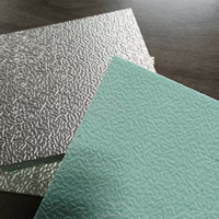 Feuille d'aluminium rectangulaire laminée double face |   Utilisation en milieu hospitalier et scolaire, bonne adhérence pour les panneaux composites d'isolation