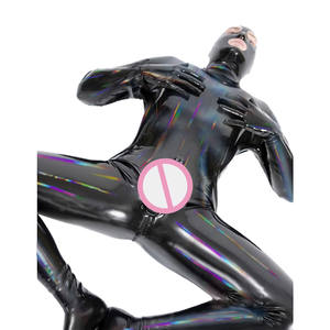 पुरुषों के कैदी पु जादू चमड़े के जम्पसूट पोशाक नाइट क्लब की स्टेज भूमिका कोप्ले पोशाक पोशाक पोशाक पोशाक पोशाक - Product Image 2