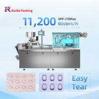Machine d'emballage sous blister automatique Ruida Packing DPP260 pour comprimés et capsules en PVC plastique, machine d'emballage sous blister Alu Alu