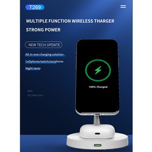 Luxe Artikelen 15W Snelle Oplader Sterke Magnetische Beugel Telefoonhouder <span class=keywords><strong>2</strong></span> In 1 Draadloze Oplader Voor Iphone 16 Pro Max Custom Logo - Product Image 6