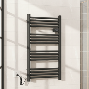 AVONFLOW <span class=keywords><strong>Radiador</strong></span> Eléctrico Negro <span class=keywords><strong>de</strong></span> Alto Rendimiento para Toallas Calientes, Ideal para Baños Modernos - Product Image 1