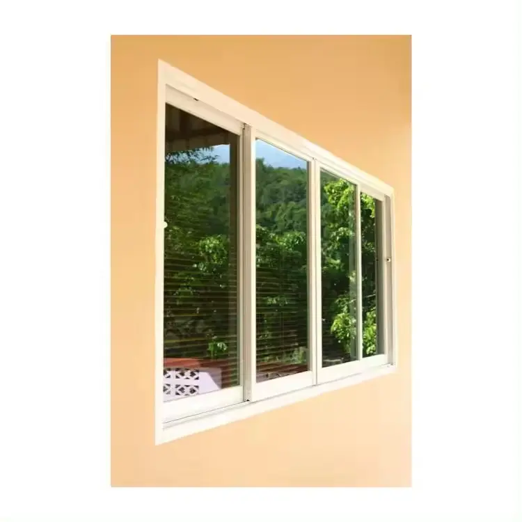 Nhà máy đôi Kính trượt Sash Windows vật liệu hợp kim nhôm cửa sổ trượt cho khách sạn