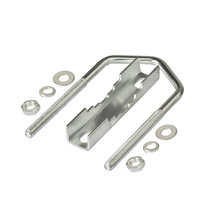 Support de fixation en U pour mât, 3,9 po de hauteur x 2,36 po de largeur, pour montage d'antenne sur tube de mât, ensemble de connexion