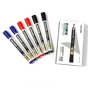 XINGMAI School Multicolor Erasable Washable Best Whiteboard Marker Pen OPP Bag Office Custom Logo Non-toxic Dry Erase Black Red
