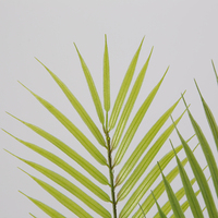 Feuilles de palmier artificielles pour décoration, 1 pièce 55cm, fausse Jungle, pour une fête sur le thème, Areca, pour enlever une Table