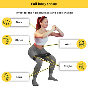 Bán buôn kháng nặng vòng lặp tập luyện ban nhạc thiết lập biểu tượng tùy chỉnh in tập thể dục tập thể dục chiến lợi phẩm hip ban nhạc Latex Chất liệu cotton Túi - Product Image 4