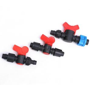 農業用点滴灌漑バルブドリップテープ & パイプ継手16mmプラスチックミニバルブ16mm - Product Image 5