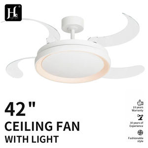 พัดลมเพดานแบบยืดหดได้ขนาด 36 42 นิ้ว พร้อมไฟและรีโมทคอนโทรล 6 ระดับความเร็ว พัดลมเพดานทันสมัยสำหรับห้องนอน ห้องนั่งเล่น พร้อมไฟ LED - Product Image 3