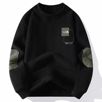 Maßgefertigter Herren-Plüsch-Nerzpullover, Herren-Winterpullover mit Rundhalsausschnitt, Dicker Warmer Strickpullover
