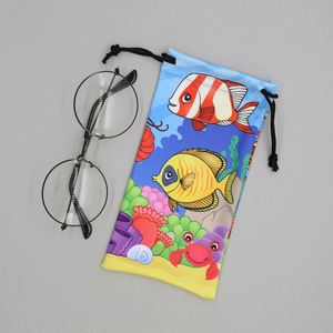 ถุงผ้าไมโครไฟเบอร์แบบมีเชือกผูกสำหรับแว่นตากีฬา  แบบกำหนดเองได้ - Product Image 6