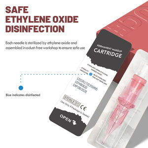 OEM <span class=keywords><strong>Regular</strong></span> Microblading Cartucho de Agulha para Tatuagem Caneta PMU Caneta MTS Ferramenta Personalização Logo <span class=keywords><strong>Needle</strong></span> 20pcs Box - Product Image 4