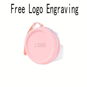 Multifunctional Silicone Coin Purse Free Logo Engraved, Lightweight Zipper Pouch for Keys <b>Lipsticks</b> Earphone Cable, in Stock - Product Image 4