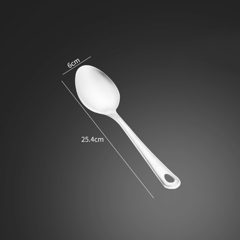 Cuillère de service blanche-25,4 cm