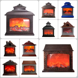 Chimenea Eléctrica Empotrable con Control Remoto, Diseño Metálico Tradicional, Calefacción Interior para Sala de Estar - Product Image 4