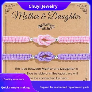 <span class=keywords><strong>Bracelet</strong></span> tressé en forme de bande de Möbius à l'infini tendance 2025 pour couple, 2 pièces, connexion éternelle, ensemble de bijoux pour couples amoureux - Product Image 2