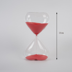 <span class=keywords><strong>Sablier</strong></span> en verre en forme de cœur <span class=keywords><strong>pour</strong></span> la cuisine, le brossage des <span class=keywords><strong>dents</strong></span>, l'enseignement scolaire - Product Image 1