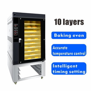 Automatic 10 Tray Stainless Steel Hot-Air Convection Oven Restaurants Food Shops Bakery Equipment Available - Product Image 3