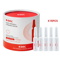 Sérum facial OEM Niacnamide Peptide 15 pièces (1,5 ml chacune) Anti-rides Anti-âge Anti-poches Cernes Hydratant