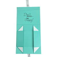 OEM Boîte-cadeau à fermeture magnétique à couvercle rabattable à impression personnalisée Boîte en papier pliable en forme de livre recyclable avec logo